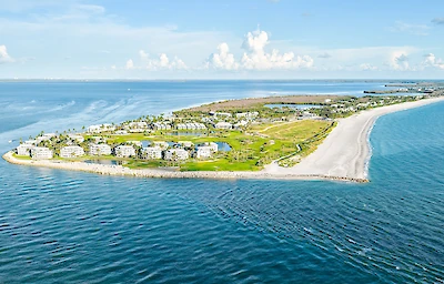 Main image linking to post titles: Inside the Florida Island Resort Bringing Back the Classic Gulf Coast Vacation