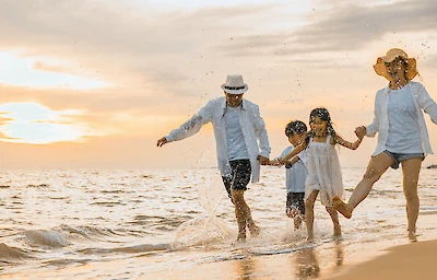 Main image linking to post titles: How to turn a family trip into a real vacation for parents, too